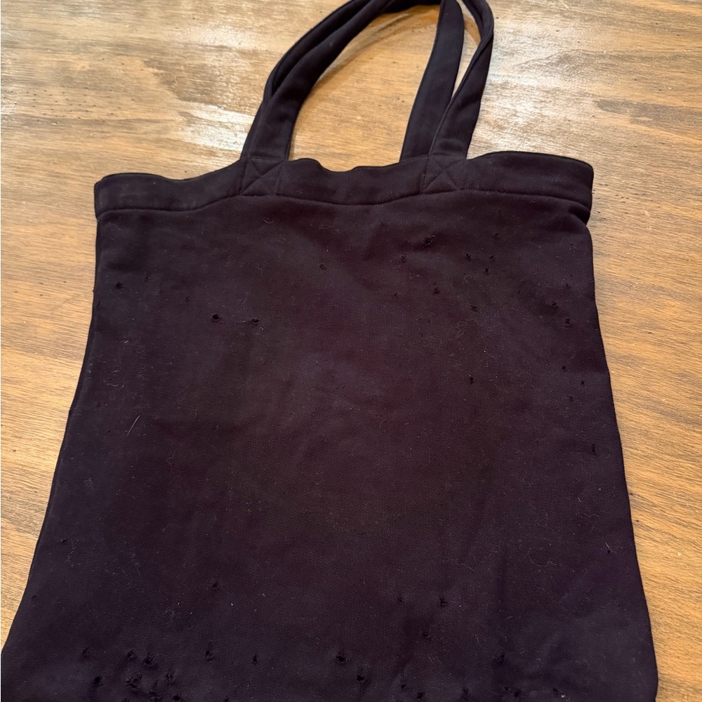 Saint Laurent Classic Black Tote Fleece FAIR HOLES - Picture 3 of 12
